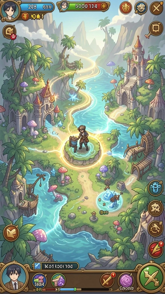 Tangkapan layar menampilkan grafis warna-warni dari gameplay yang menarik.