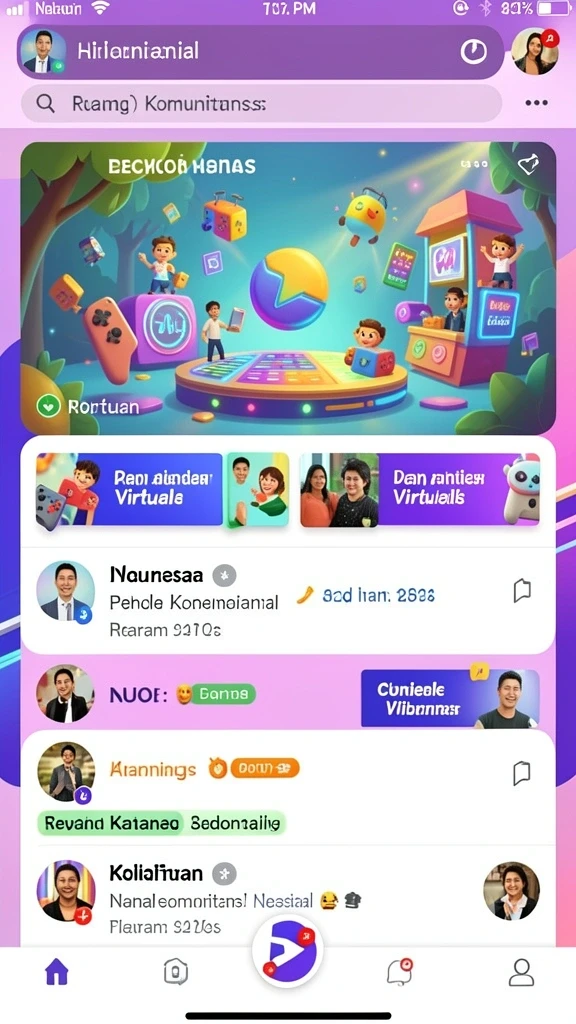 Tangkapan layar menunjukkan mode multiplayer dengan pemain lain yang bersaing.