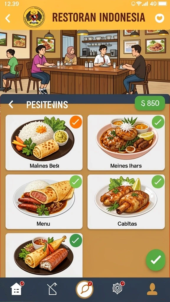 Tampilan antarmuka yang menarik dan mudah dinavigasi.