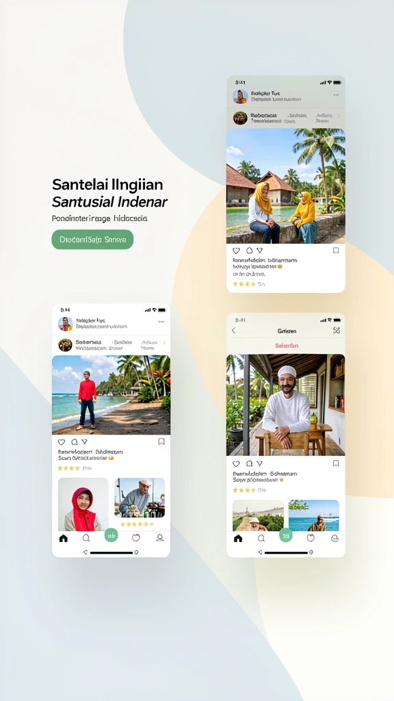 Tampilan antarmuka aplikasi yang mudah digunakan.