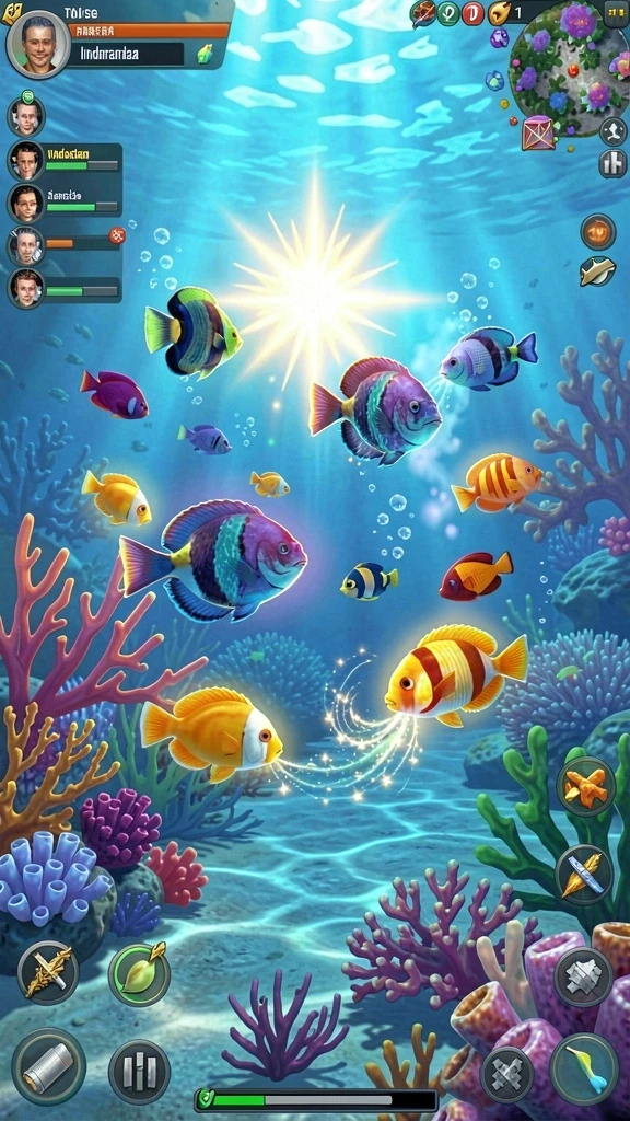 Screenshot gameplay dengan aksi seru.