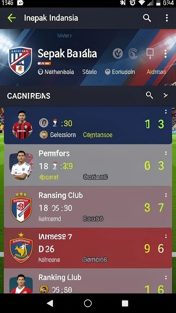 Tampilan awal aplikasi dengan desain yang menarik.