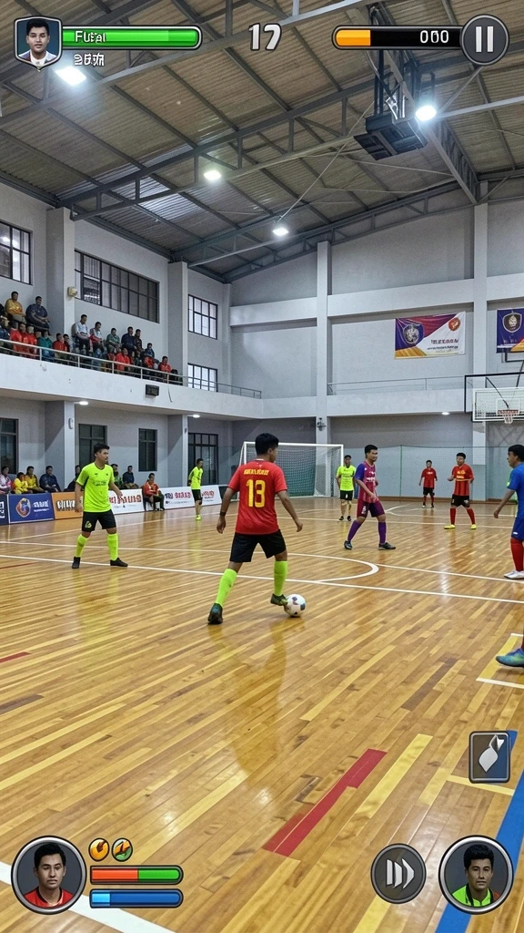Level dengan desain unik yang menantang pemain.