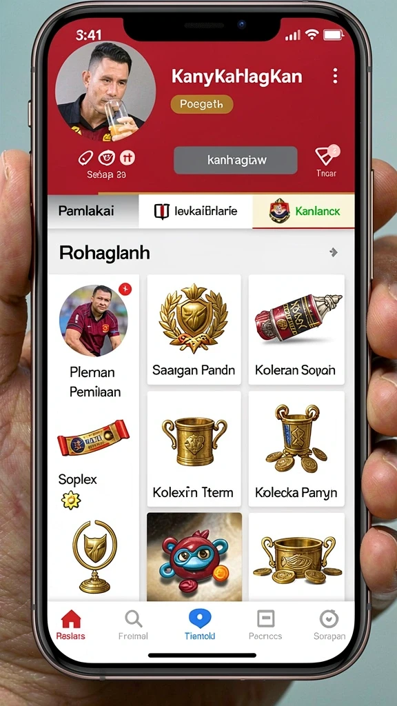 Tampilan awal yang menarik dan penuh warna.