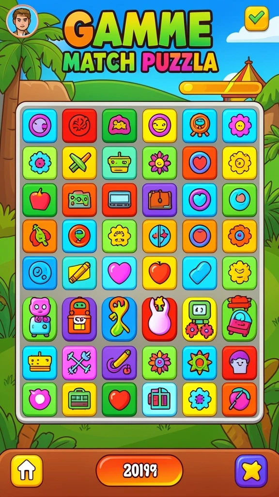 Screenshot menunjukkan antarmuka utama game DOMTOTO.