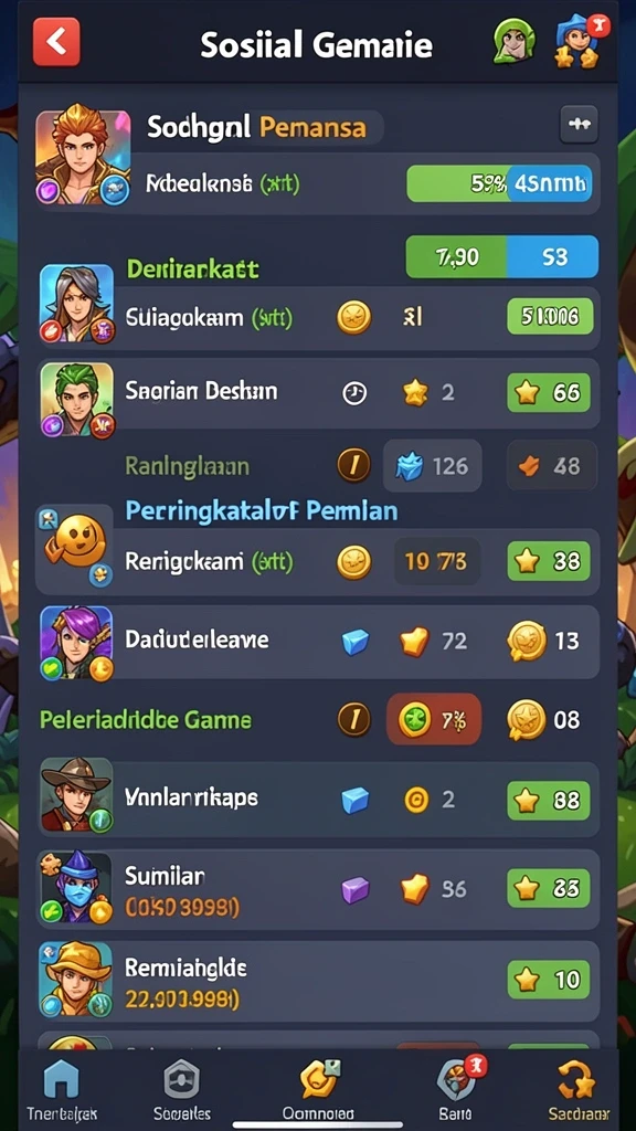 Screenshot menampilkan salah satu level permainan yang menarik.