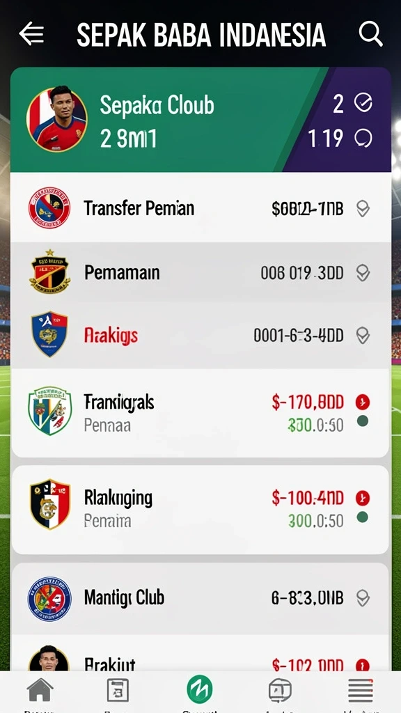 Tampilkan berbagai senjata yang bisa digunakan dalam game.