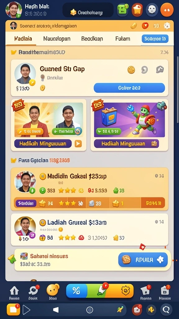 Tantangan seru di level ketiga yang menantang.