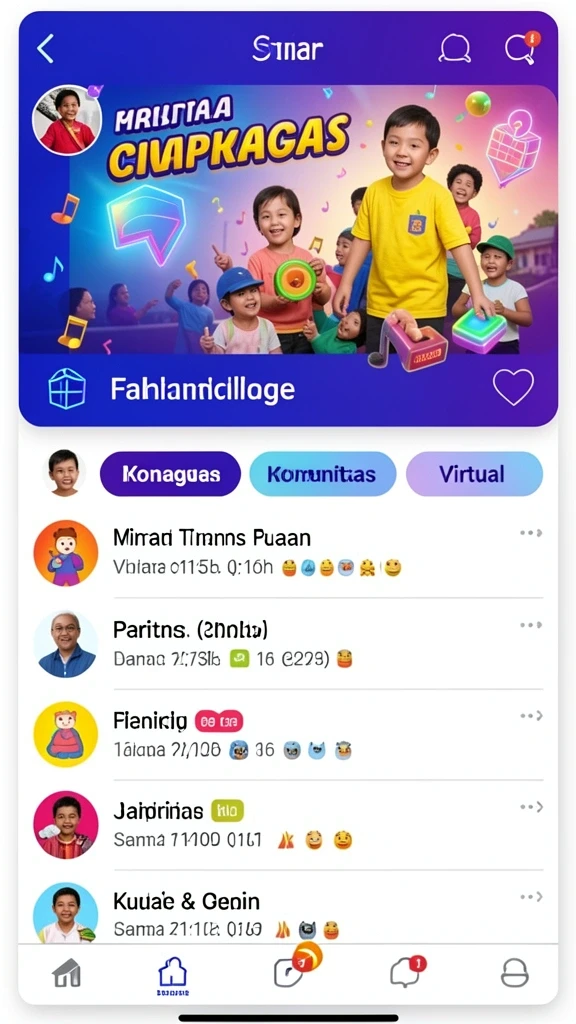 Tampilan karakter yang mengesankan di dalam game.