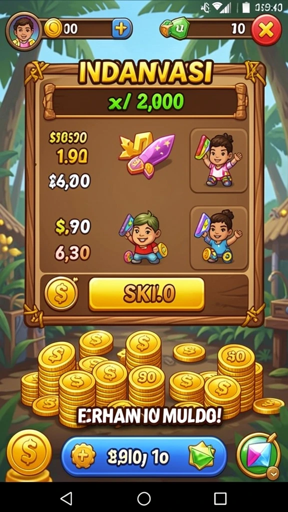 Screenshot level terbaru yang menampilkan tantangan baru.