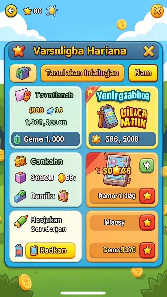 Tangkapan layar memperlihatkan salah satu level menantang dalam GIM999.