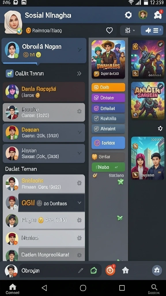 Tampilan antarmuka HARGATOTO yang menarik dan sederhana.