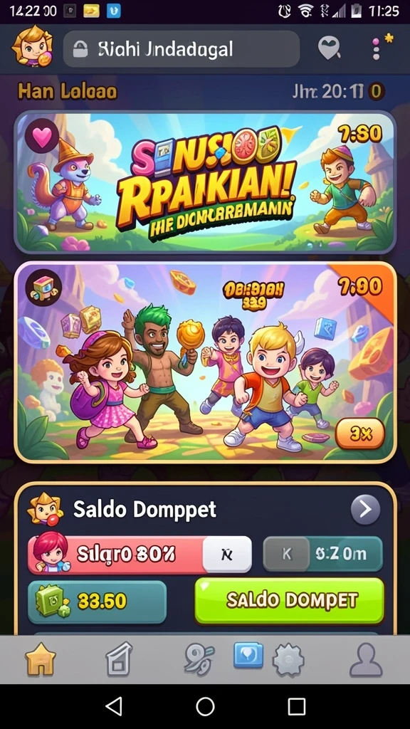 Tampilan awal HEBAT777 yang menawan dan penuh warna.