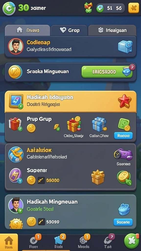 Tampilan grafis yang menawan dan interaktif.