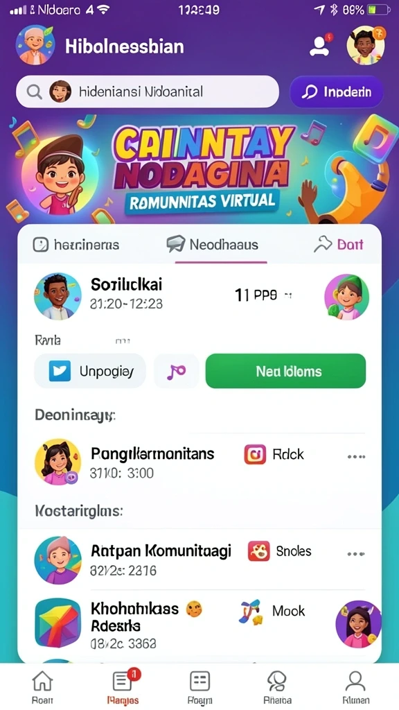 Screenshot menampilkan halaman utama aplikasi JAYABET.