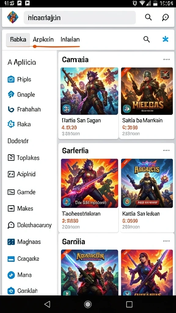 Screenshot aplikasi KAMARTOTO menampilkan grafis yang mengesankan.