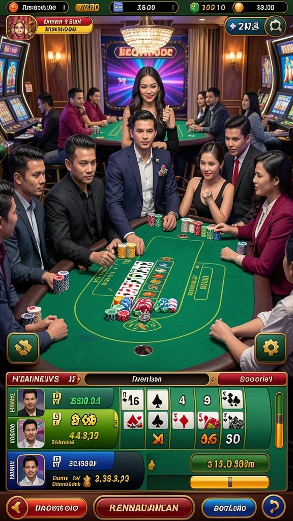 Grafik yang menakjubkan dengan detail yang halus dan menarik.