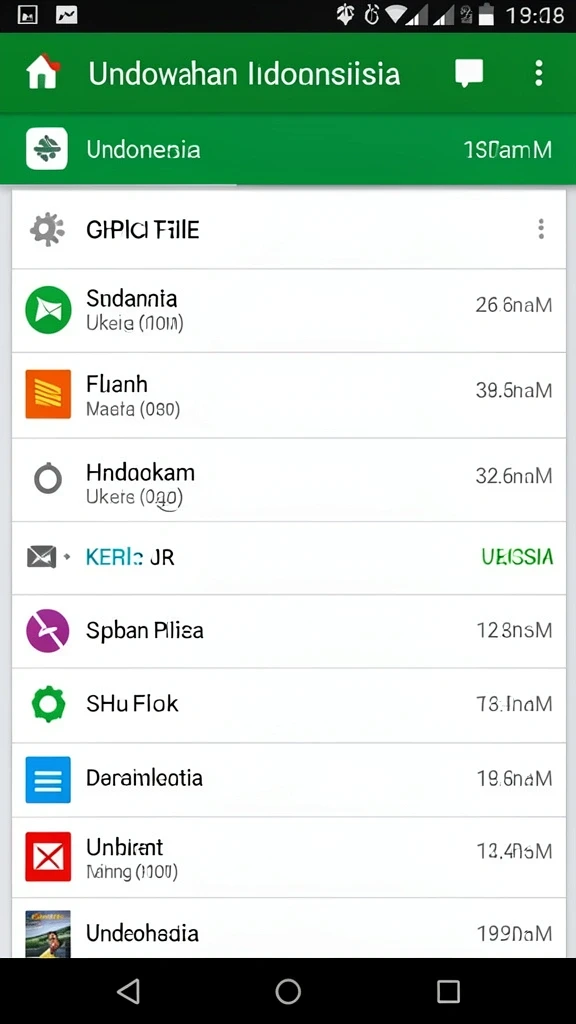 Tampilan antarmuka yang user-friendly.