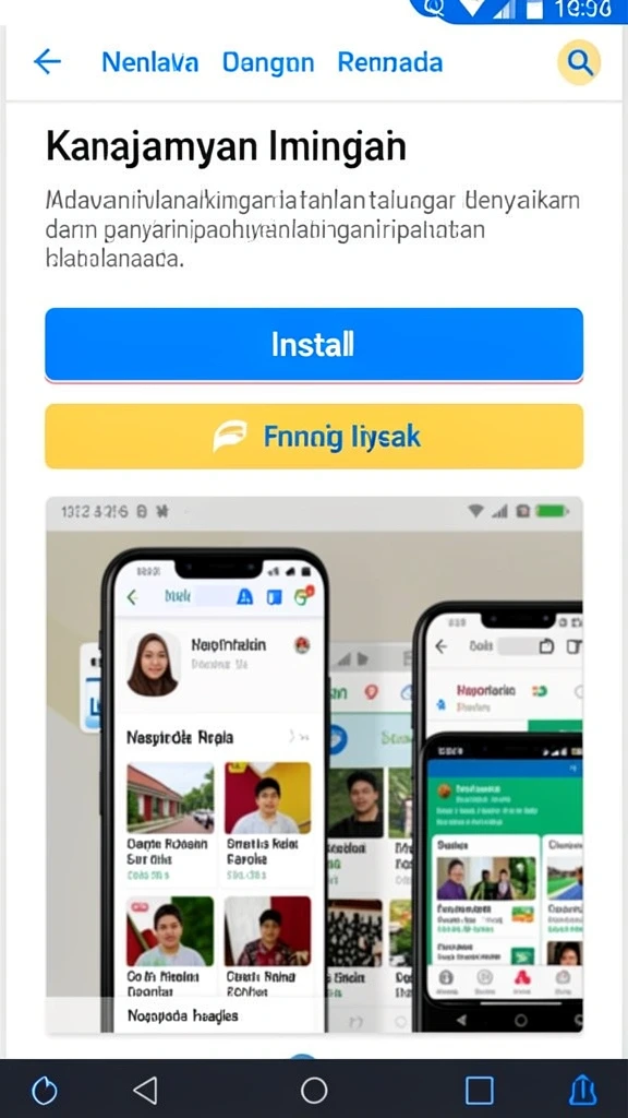 Tampilan antarmuka yang mudah dinavigasi.