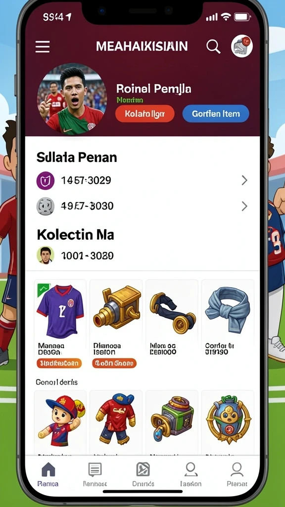 Fitur permainan menarik dengan variasi yang banyak.