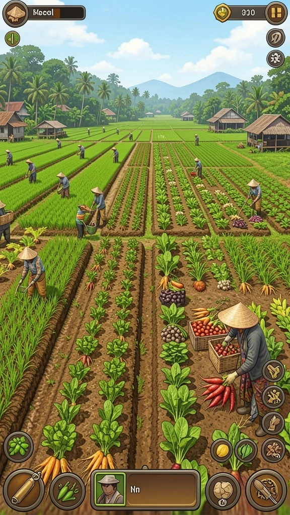 Interaksi komunitas yang hidup dan penuh energi.