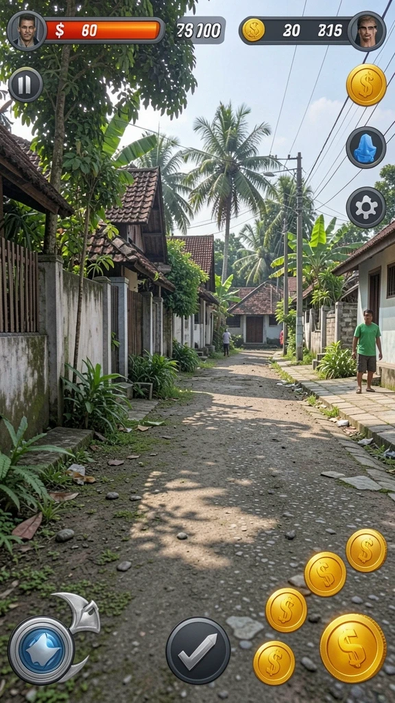 Tampilan menu utama yang intuitif dan mudah digunakan.