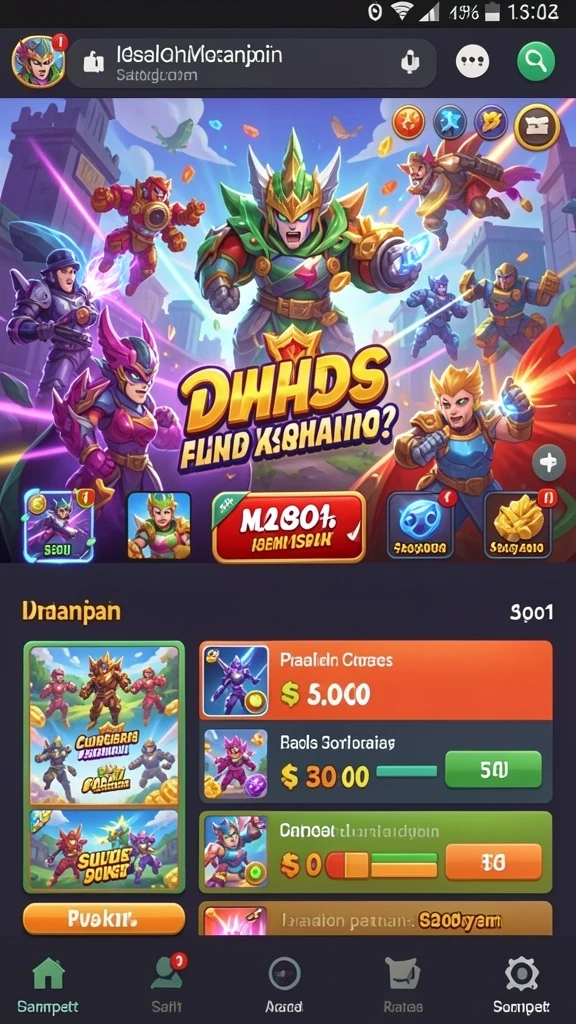 Tampilan gulungan slot yang menarik perhatian.