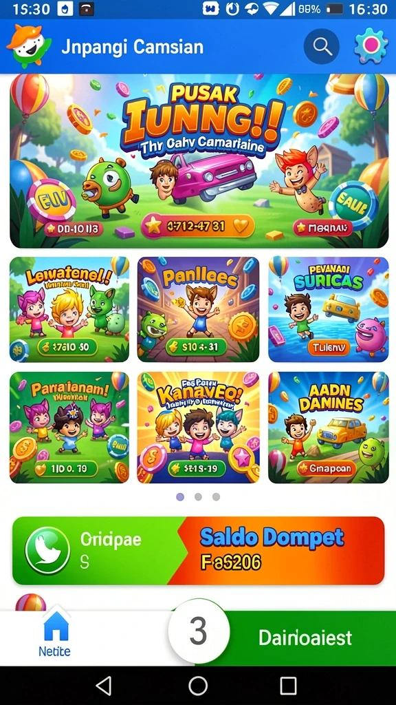 Fitur interaktif yang membuat gameplay lebih seru.