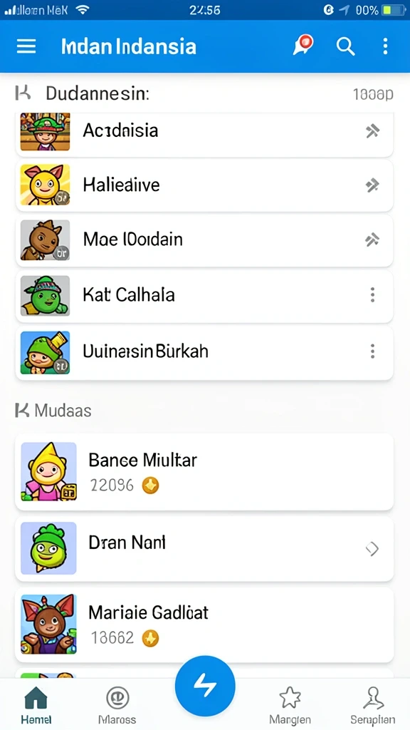 Tampilan menarik dari karakter utama dalam permainan.