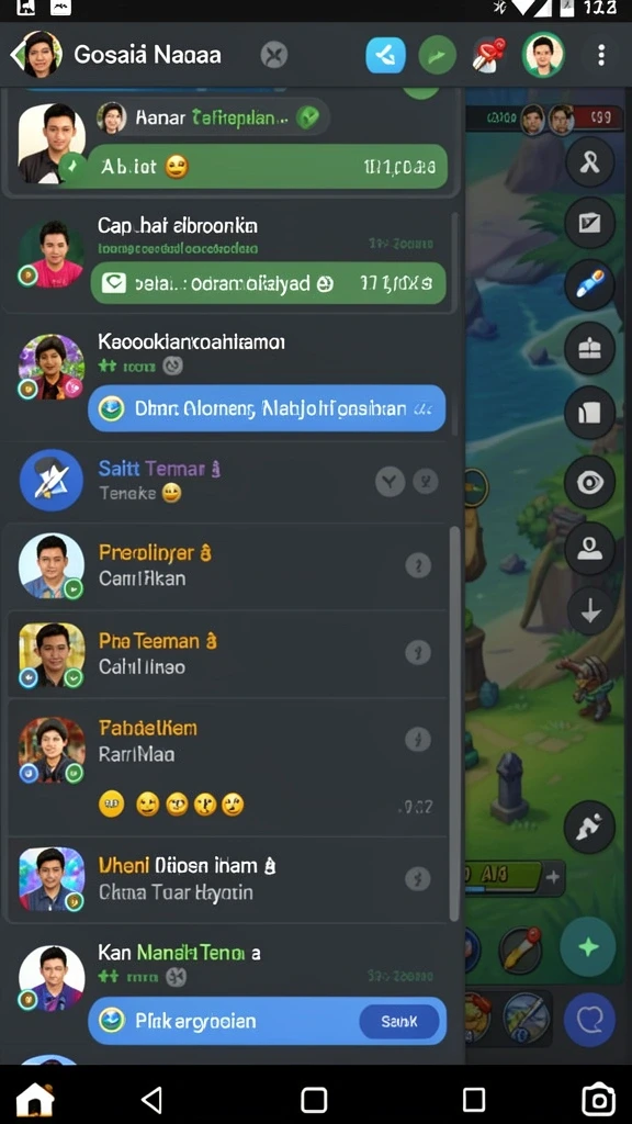 Tampilan menu yang intuitif dan menarik.