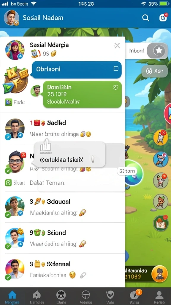 Fitur statistik untuk membantu keputusan bermain.
