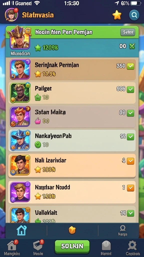 Beragam pilihan permainan menarik untuk dicoba.